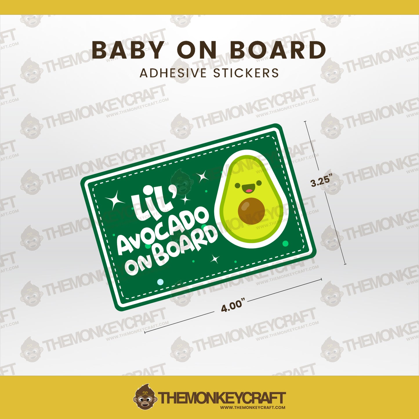 Baby on Board - Little Avocado - 02