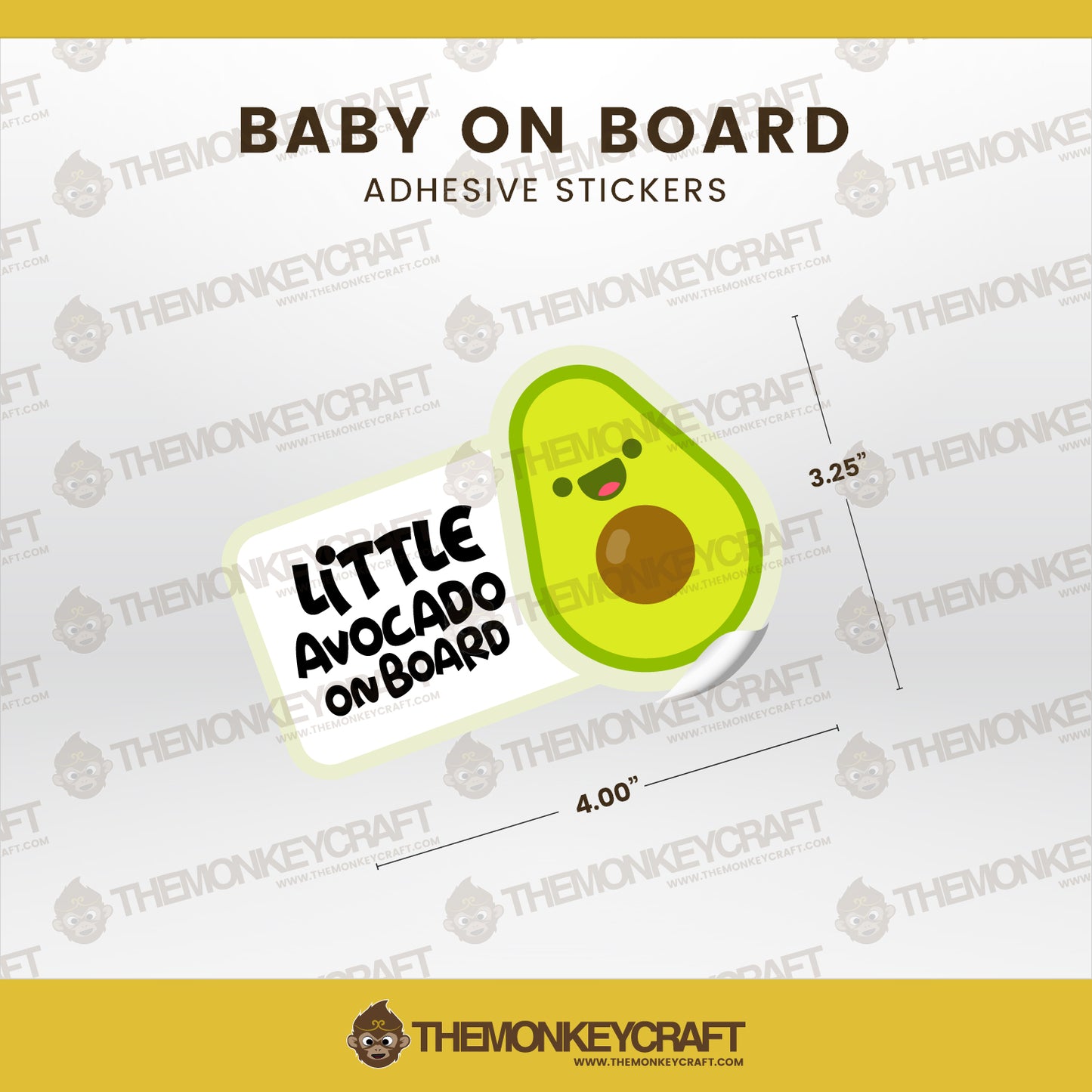 Baby on Board - Little Avocado - 01