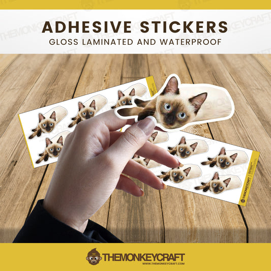 Contour Stickers - Custom Set of 10 Stickers