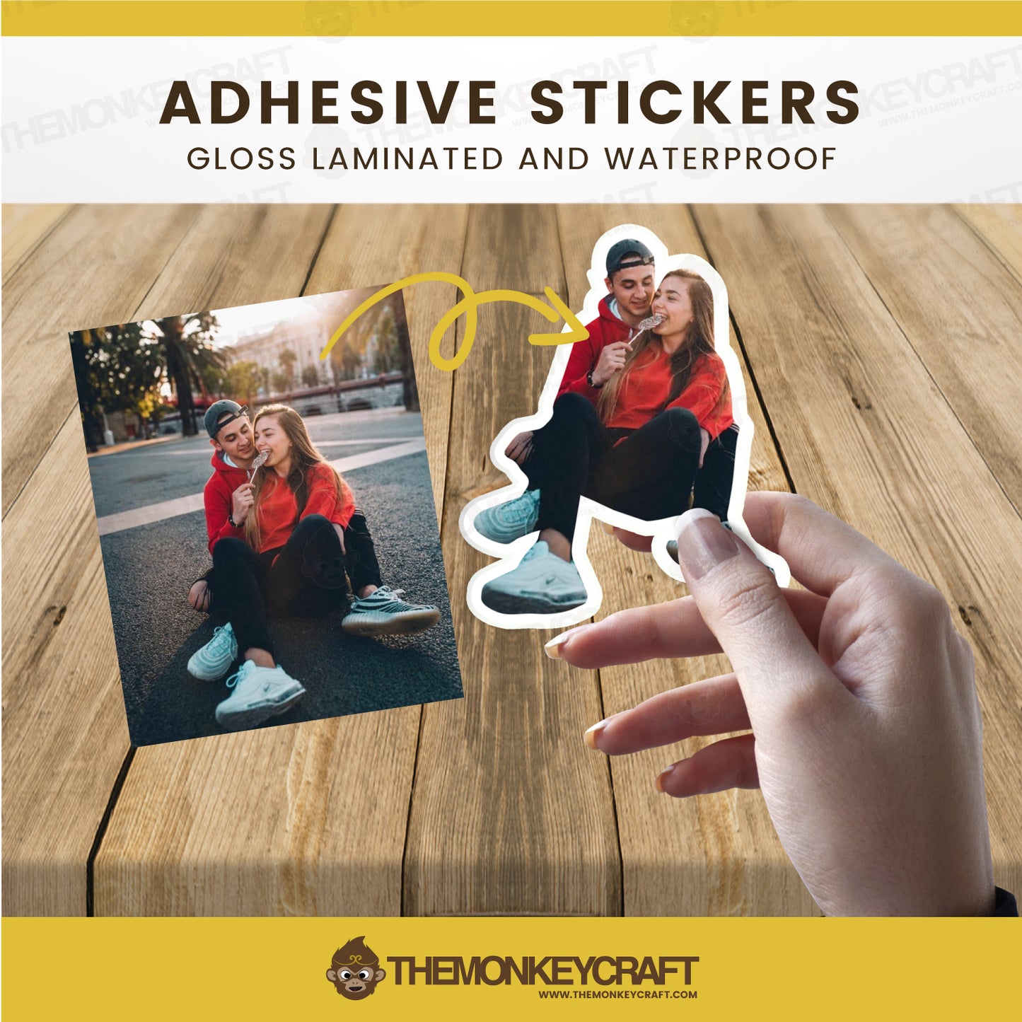 Personalized Portraits - Custom Set of 10 Stickers