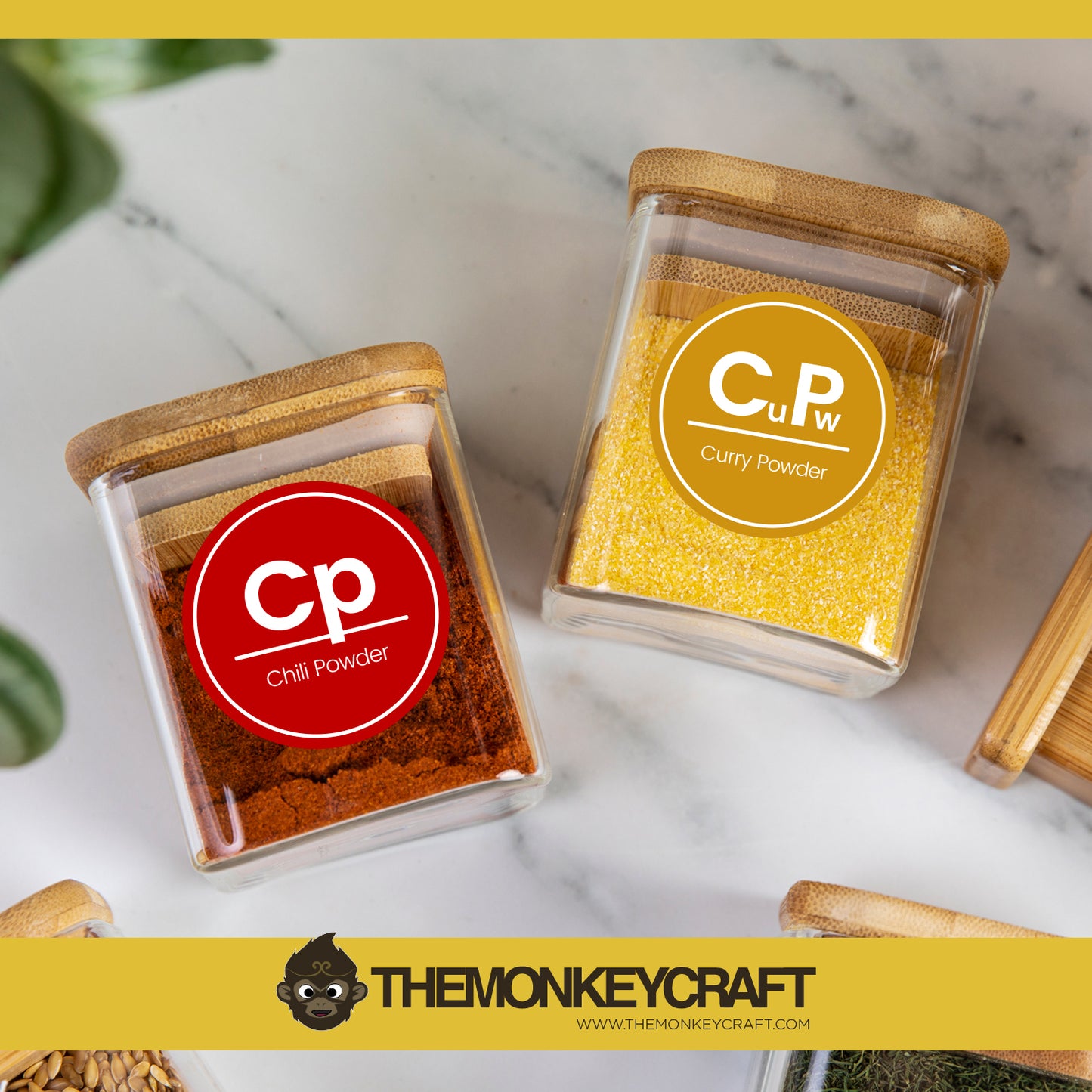 Periodic Table Styled Spice Labels - 010 - STANDARD PRESET